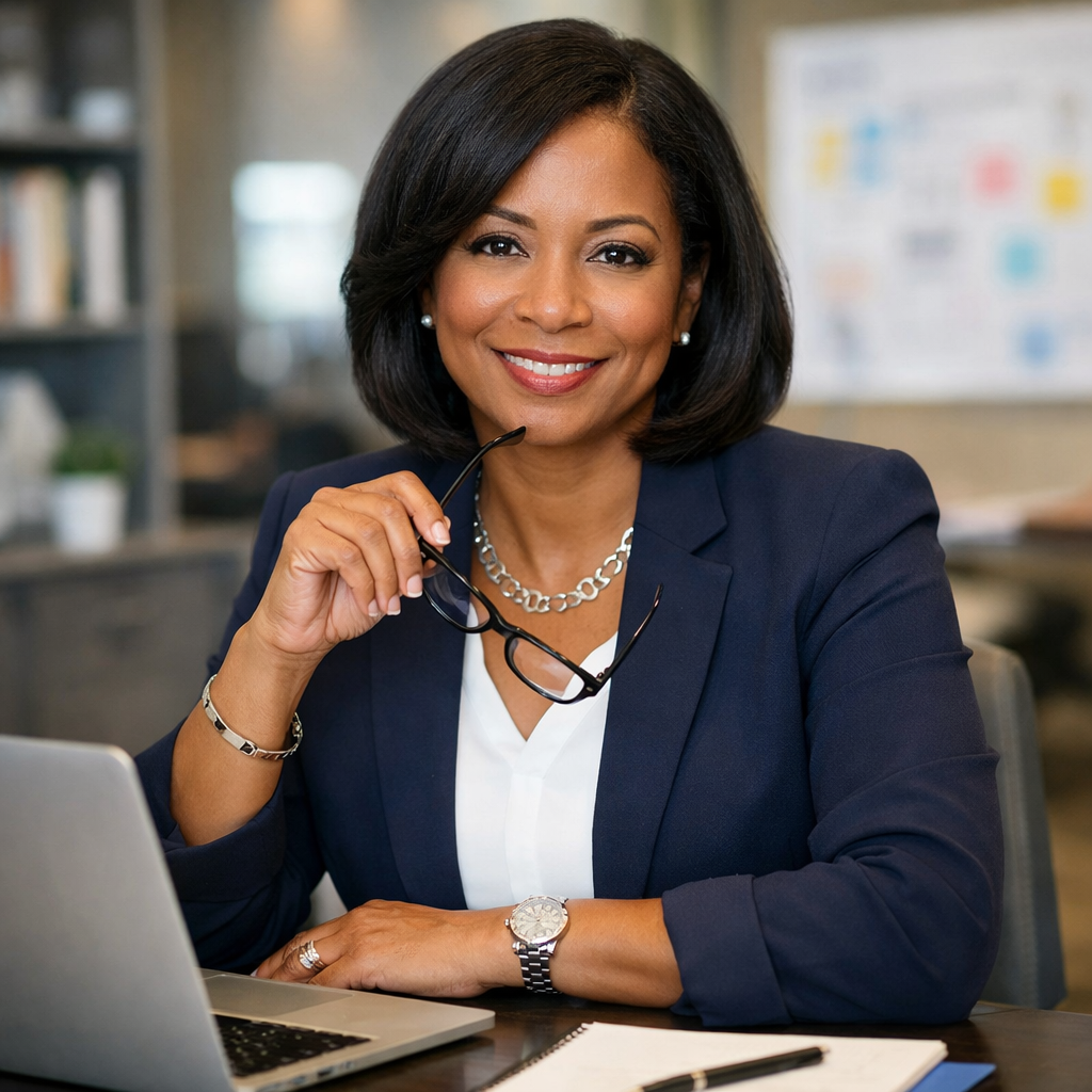 A photograph of a chief human resource or chief learning officer