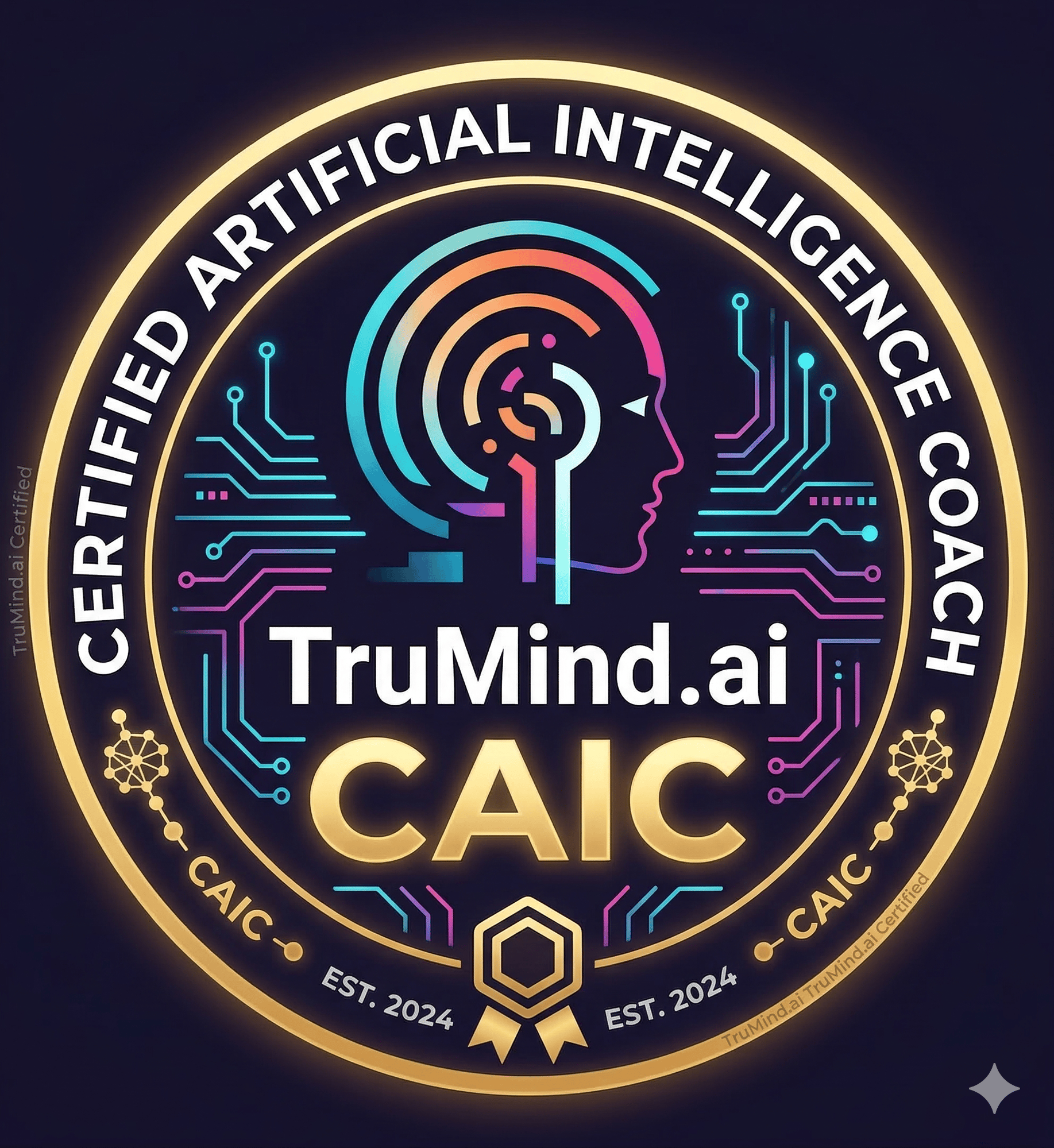 Certified AI Coach Badge CAIC Certified AI Coach Badge CAIC