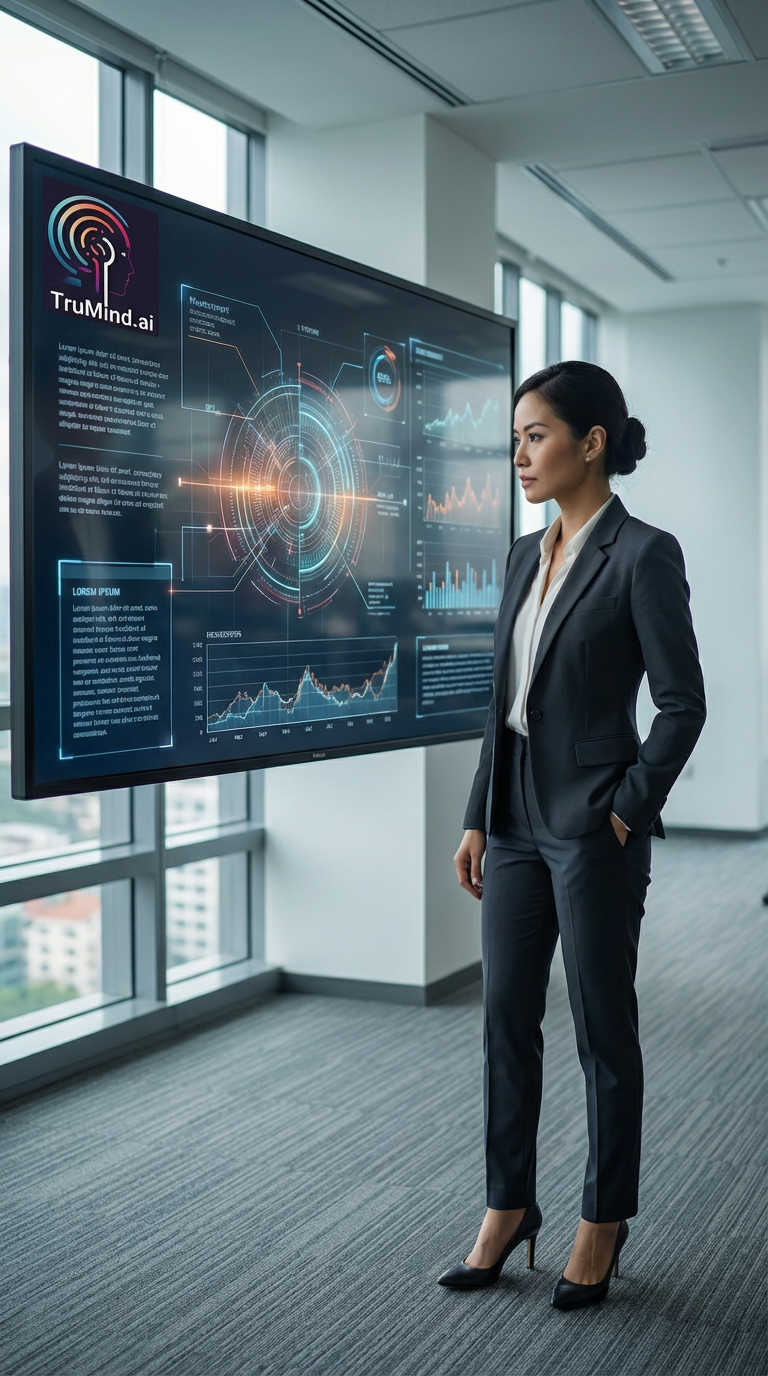 Oblong Filipina with advanced TruMind.ai display